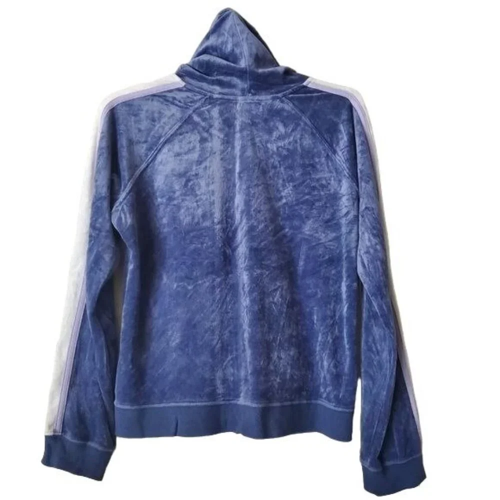 Jlo by Jennifer‎ Lopez Hoodie Jacket Size XL Blue color Full-zip Front Pockets